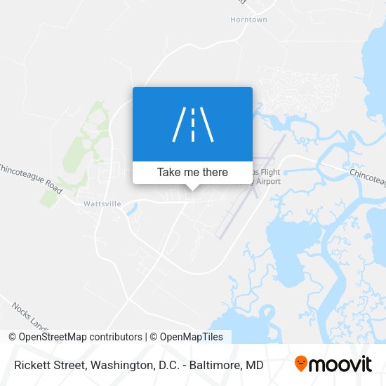 Rickett Street map