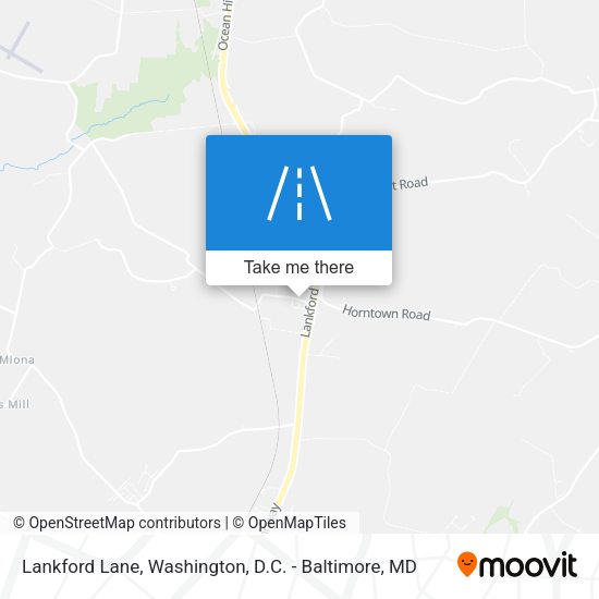 Lankford Lane map