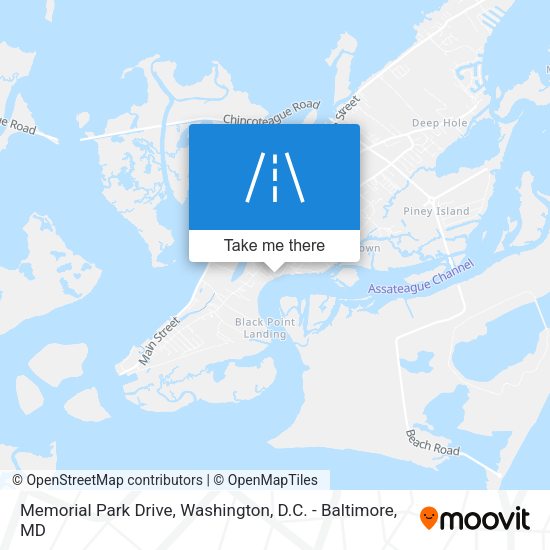 Memorial Park Drive map