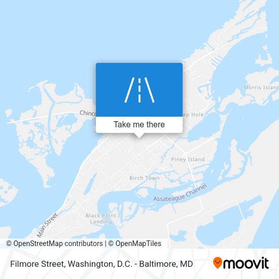Filmore Street map