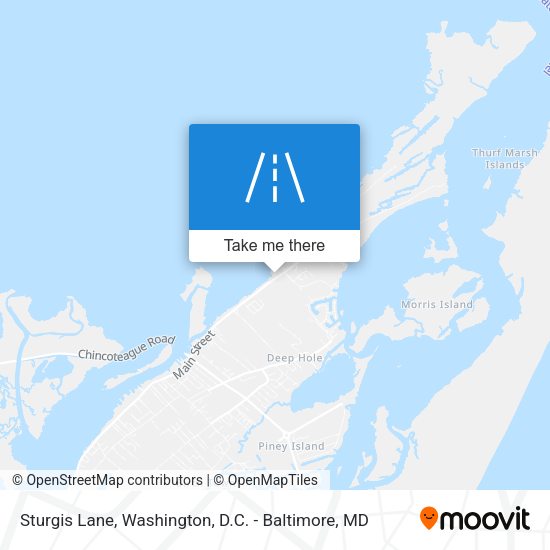 Sturgis Lane map