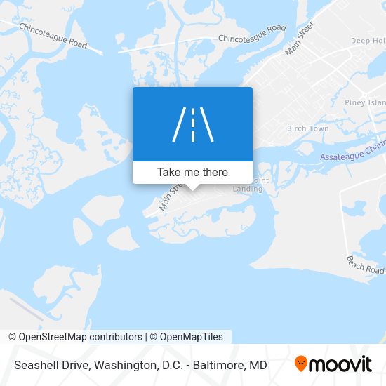 Seashell Drive map