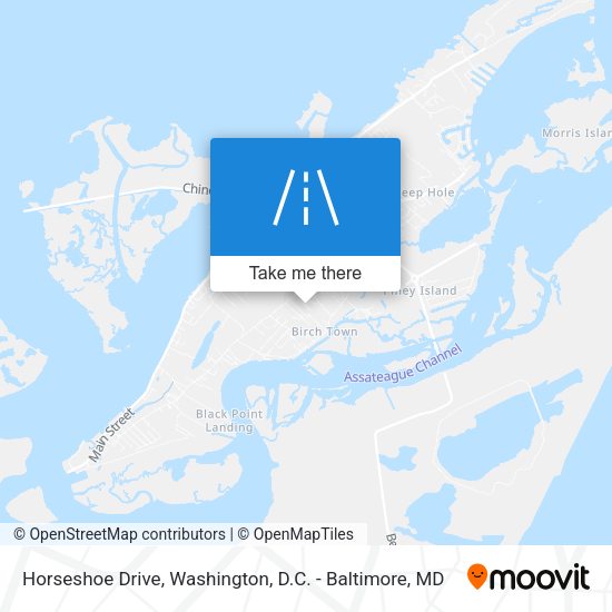 Horseshoe Drive map