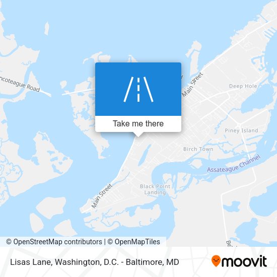 Lisas Lane map