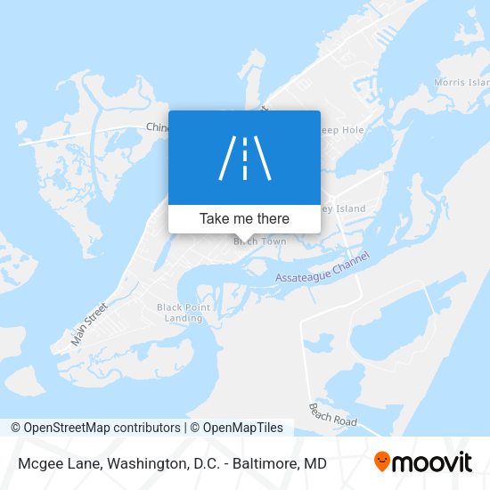 Mcgee Lane map