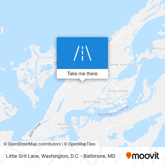 Little Grit Lane map