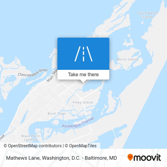 Mapa de Mathews Lane
