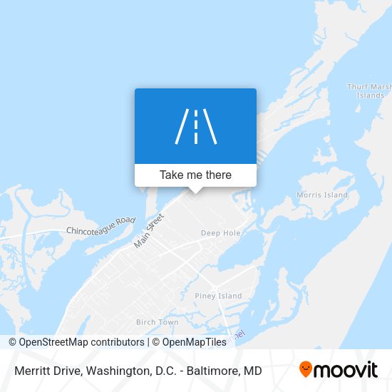 Merritt Drive map
