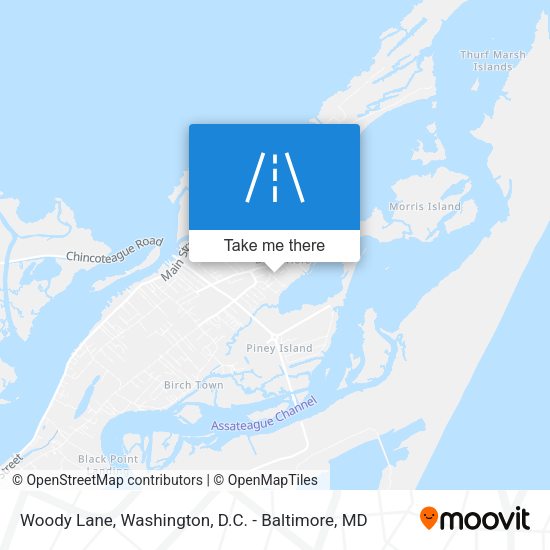 Woody Lane map