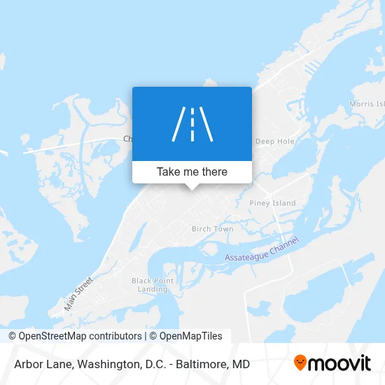 Arbor Lane map