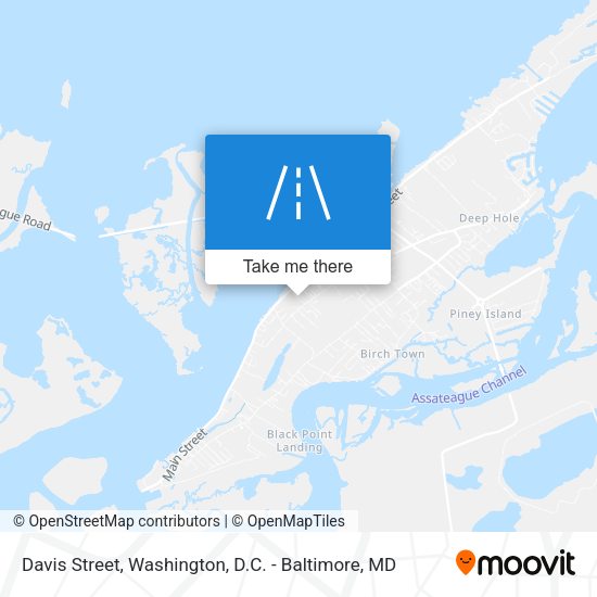 Davis Street map