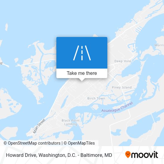 Howard Drive map