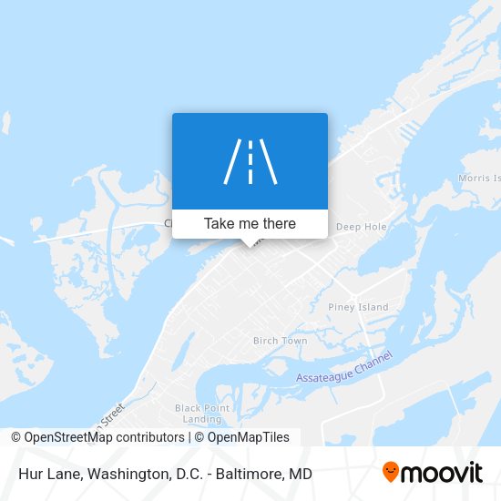 Hur Lane map
