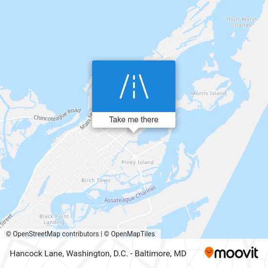Mapa de Hancock Lane