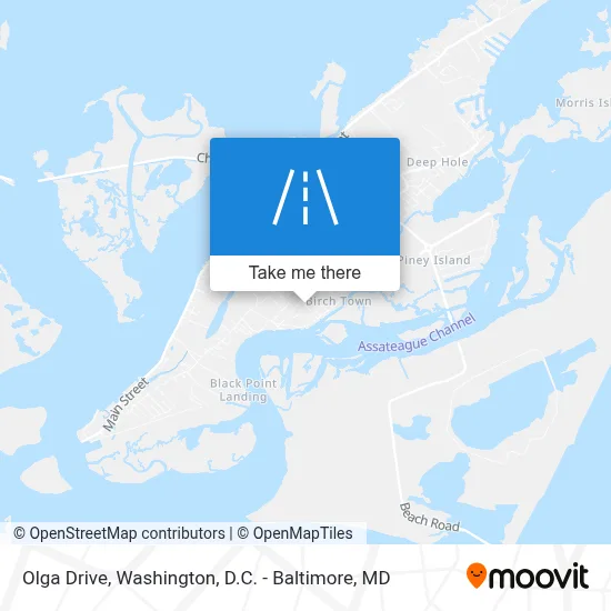 Olga Drive map