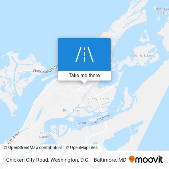 Chicken City Road map