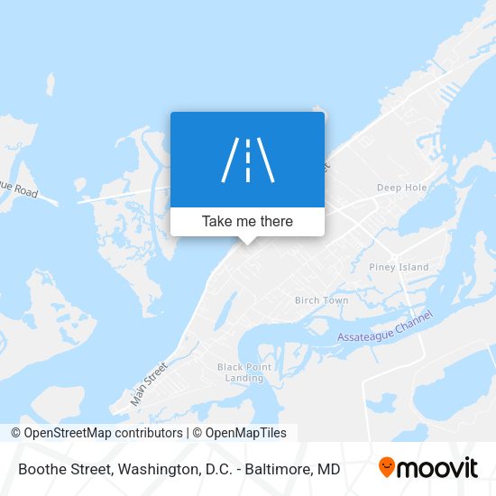 Boothe Street map