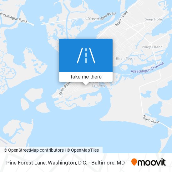 Mapa de Pine Forest Lane