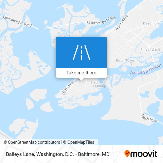 Baileys Lane map