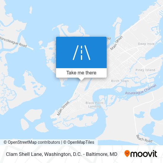 Mapa de Clam Shell Lane