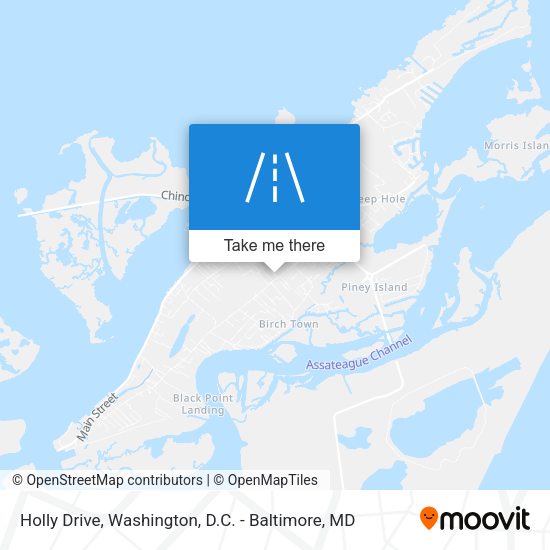 Holly Drive map