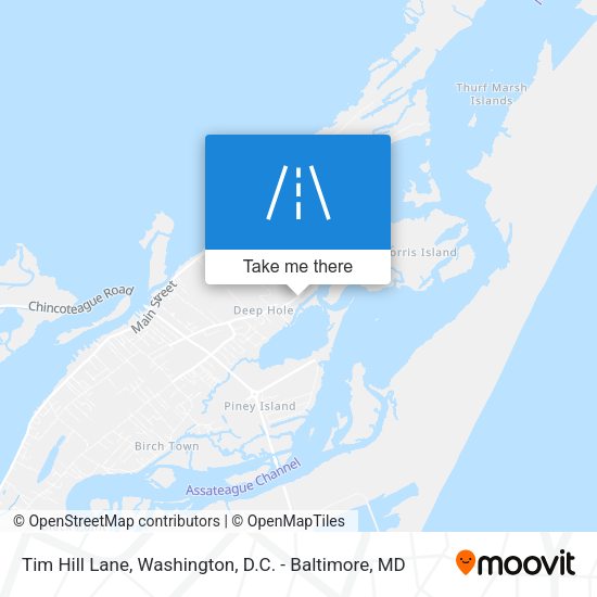 Tim Hill Lane map