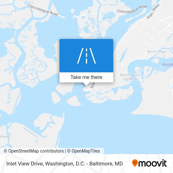 Inlet View Drive map