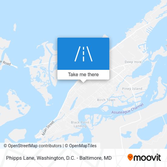 Phipps Lane map