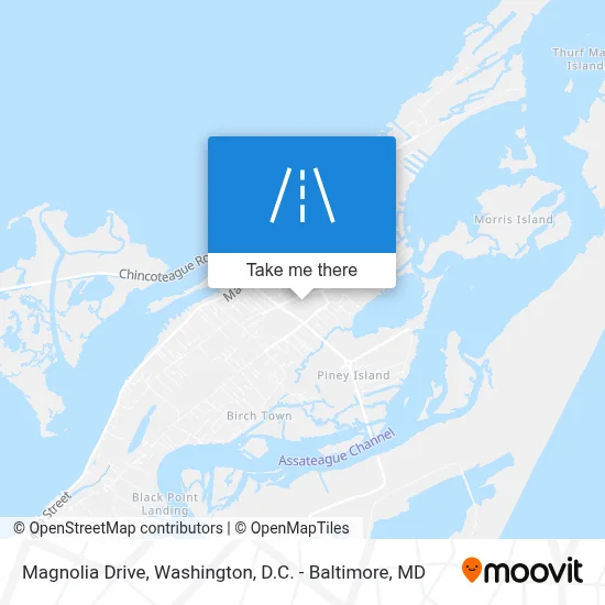 Magnolia Drive map