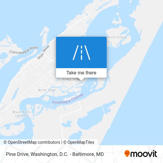 Pine Drive map