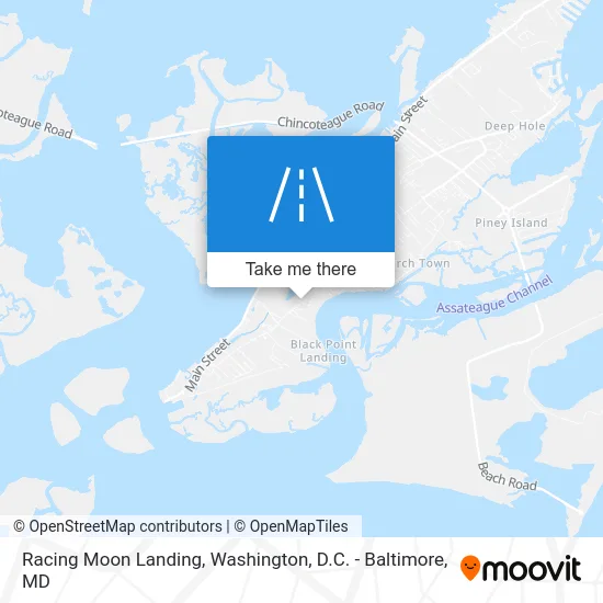 Racing Moon Landing map