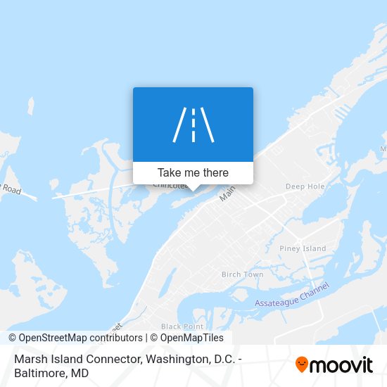 Marsh Island Connector map