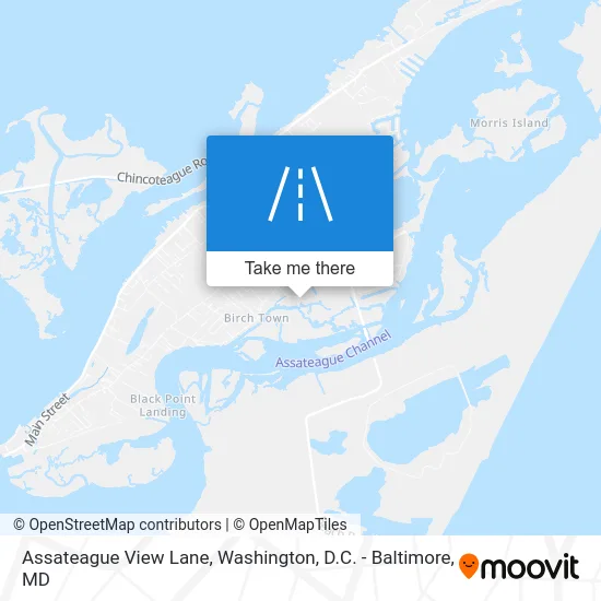 Assateague View Lane map