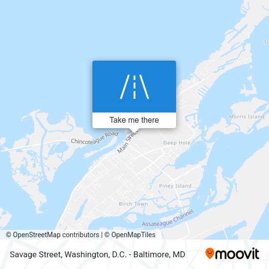 Savage Street map