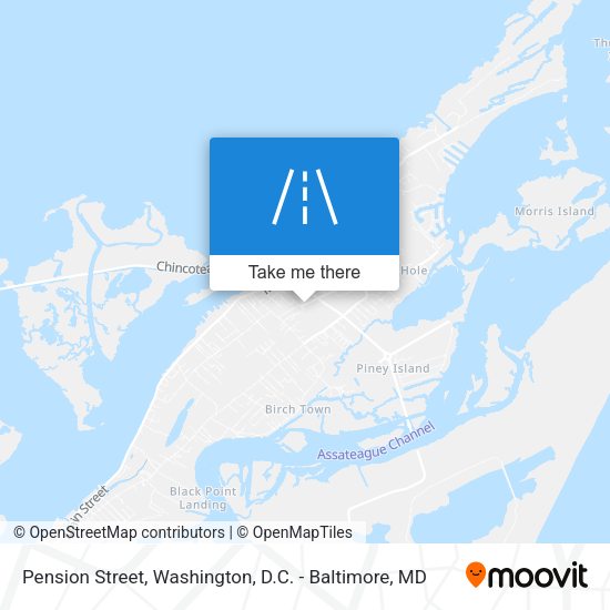 Pension Street map