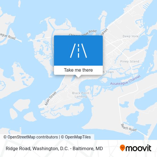 Mapa de Ridge Road