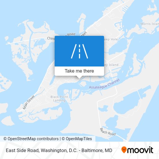 East Side Road map