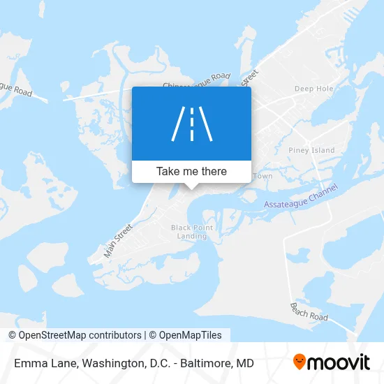 Emma Lane map
