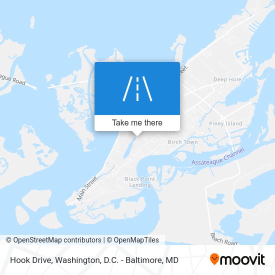 Mapa de Hook Drive