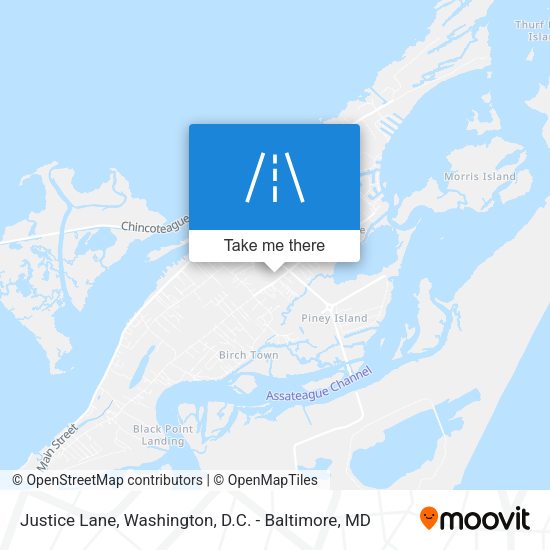 Justice Lane map