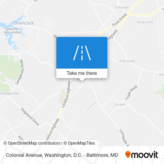 Mapa de Colonial Avenue