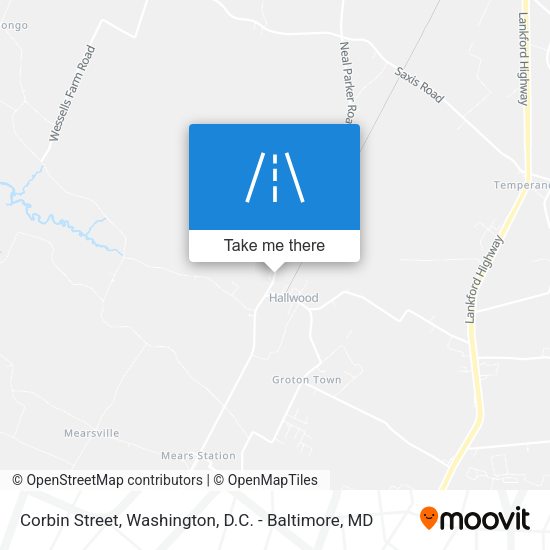 Corbin Street map