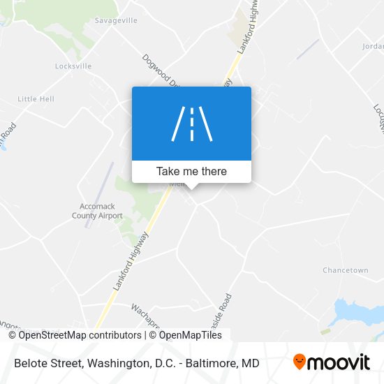 Belote Street map