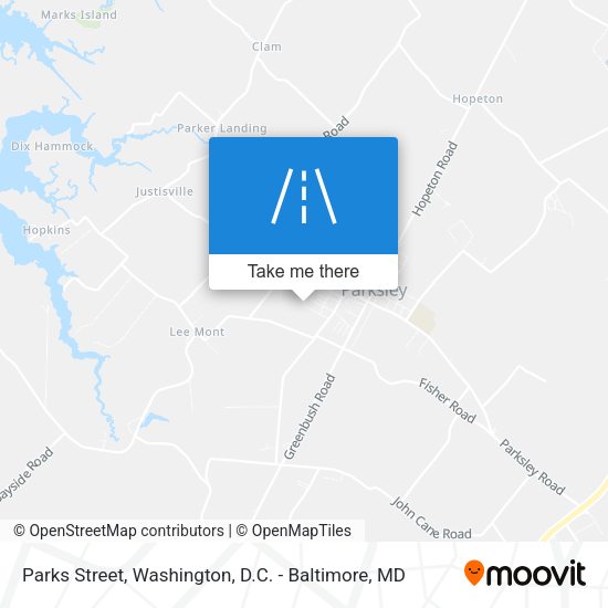 Parks Street map