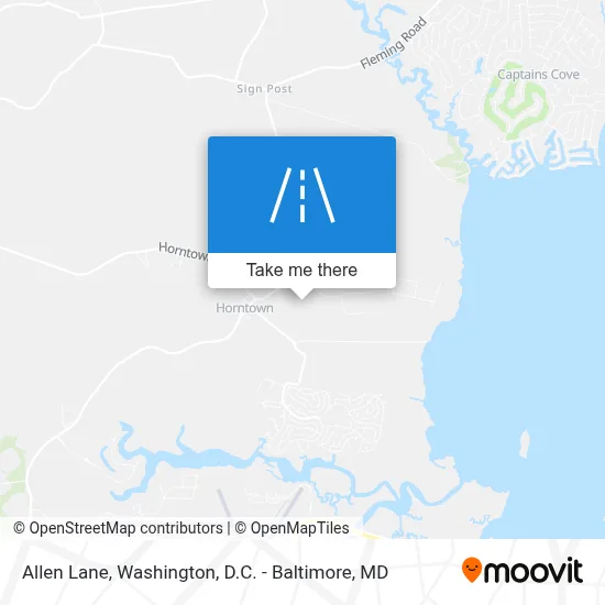 Allen Lane map