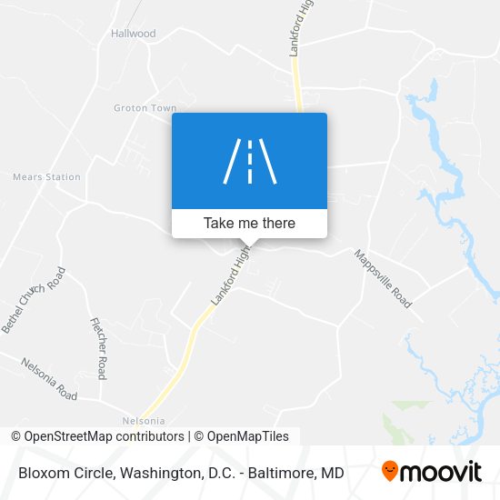 Bloxom Circle map