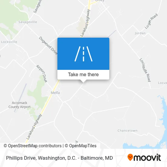 Phillips Drive map