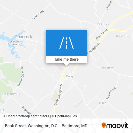 Bank Street map