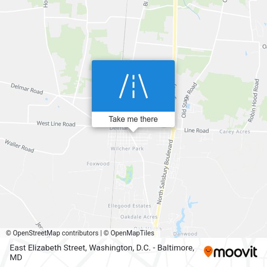East Elizabeth Street map