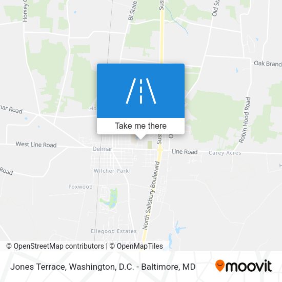 Mapa de Jones Terrace
